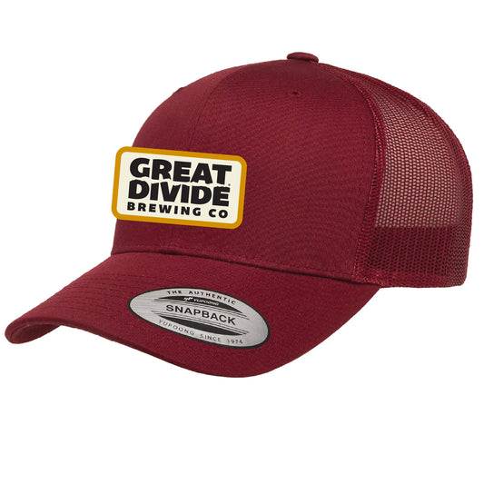 Great Divide Patch Hat - Cranberry