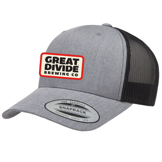 Great Divide Patch Hat - Heather Gray/Black