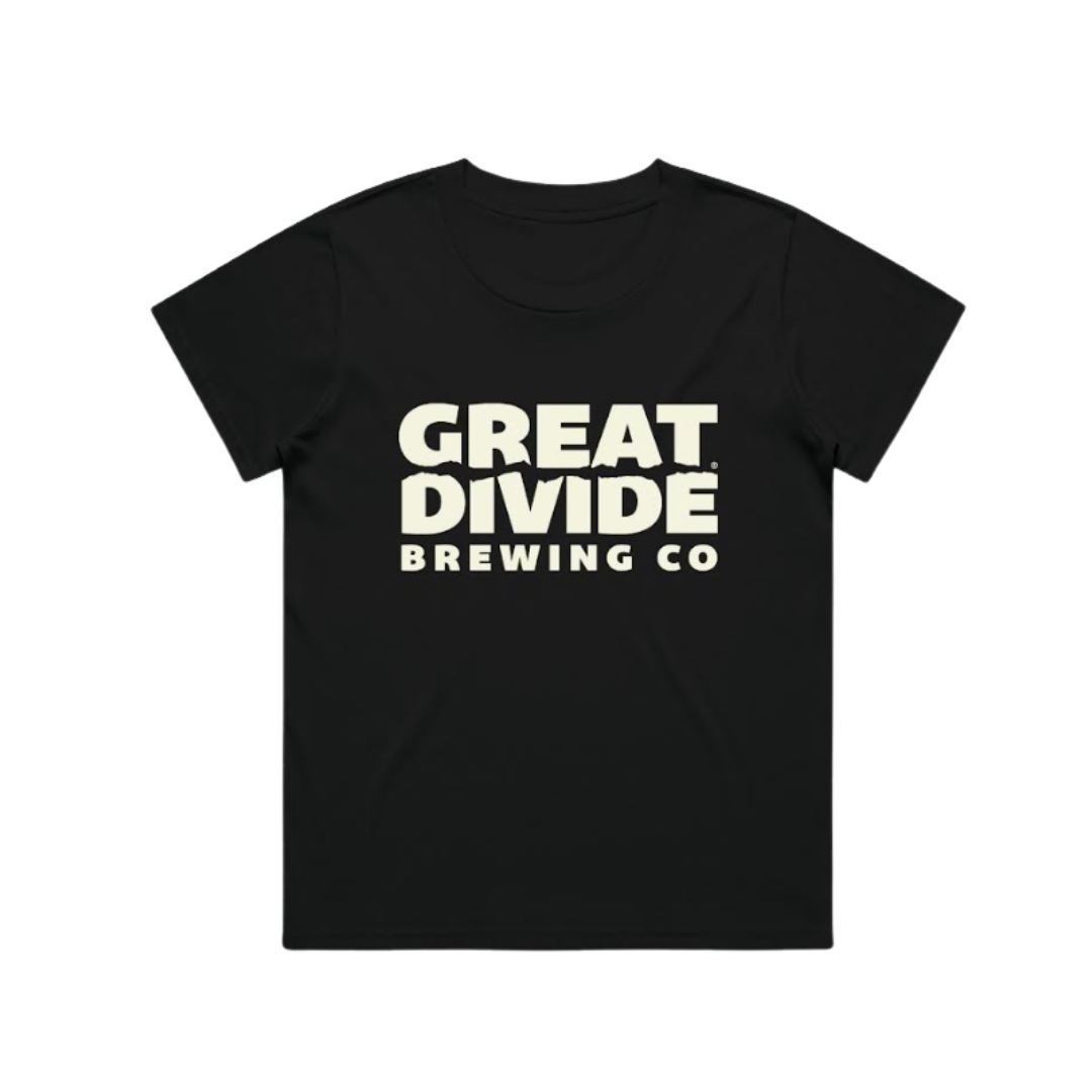 Women's Great Divide Logo Tee - Vintage Black